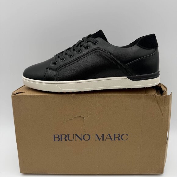 Bruno Marc Bruno Marc Low Top Black Wide Men’s 10 Dress Sneakers main image 5